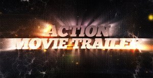 Action Movie Trailer Video Displays template preview