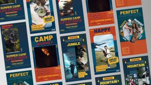 Videohive Camping Life Stories Product Promo template preview