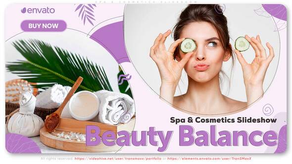 Videohive Spa & Cosmetics Slideshow Product Promo template preview