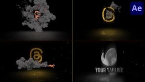 Videohive Fire and Smoke Logo Reveal for After Effects Logo Stings template preview