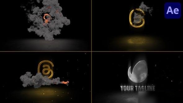 Videohive Fire and Smoke Logo Reveal for After Effects Logo Stings template preview