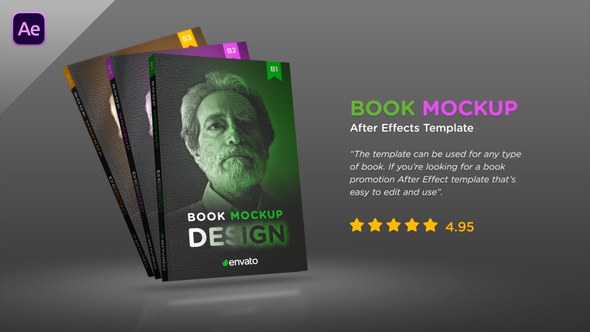 Videohive Book Mockup V.2 Product Promo template preview