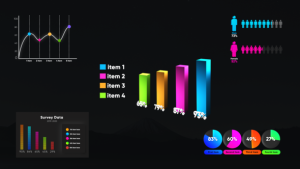 Infographic Smart Graphs Video Displays template preview