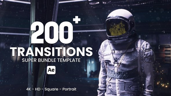 Videohive Transitions Super Bundle Elements template preview