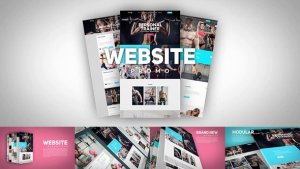 Website Promo Video Displays template preview