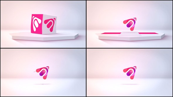 Videohive 3D Box Logo Reveal 56389629 Logo Stings template preview