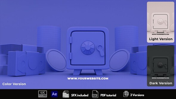 Videohive Money Logo Reveal Logo Stings template preview