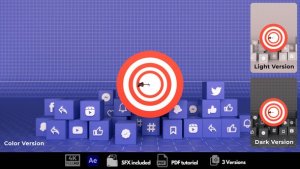 Videohive Social Media Professionals Logo Stings template preview