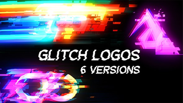 Videohive Glitch Logos 54756620 Logo Stings template preview