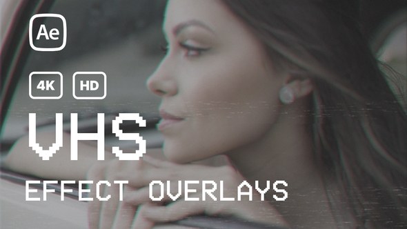 Videohive VHS Effect Overlays Elements template preview