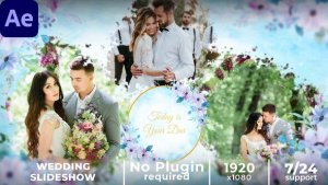 Videohive Romantic Wedding Slideshow 43175120 Video Displays template preview