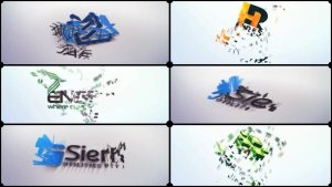 Videohive Cards Corporate Logo Logo Stings template preview