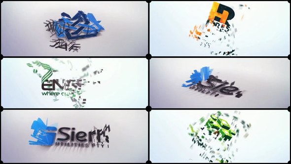 Videohive Cards Corporate Logo Logo Stings template preview