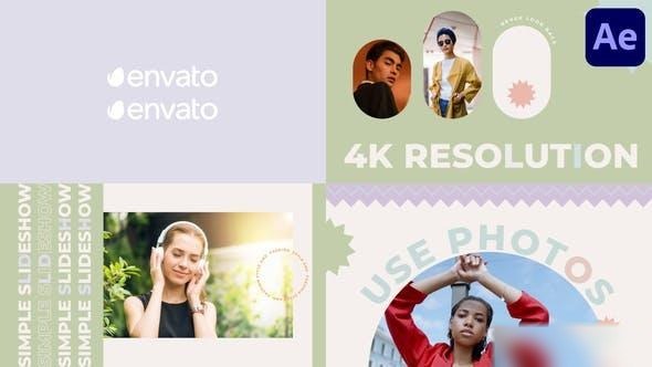 Videohive Simple Colorful Slideshow for After Effects Openers template preview