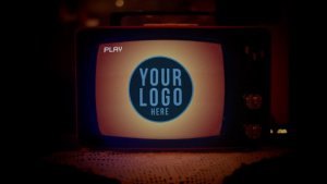 Videohive Old TV Vintage VCR Logo Opener Openers template preview