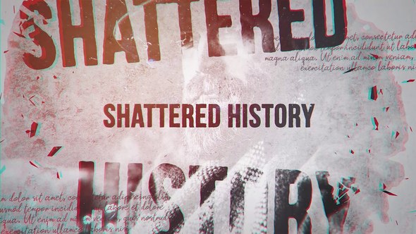 Videohive Shattered History Openers template preview