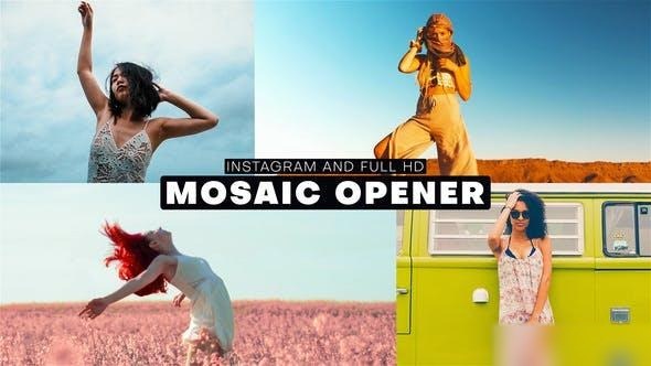 Videohive Mosaic Opener 45227566 Openers template preview