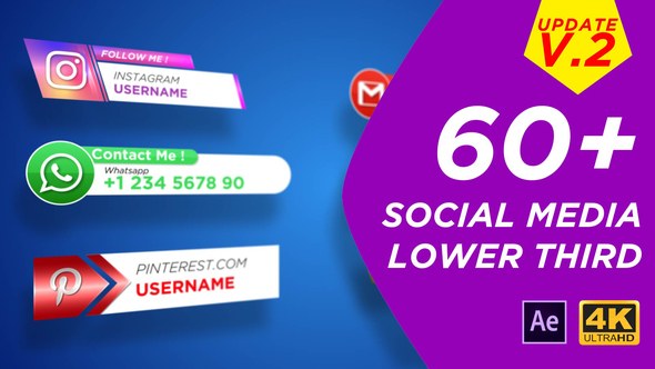 Videohive Social Media Lower Third 27661237 Elements template preview