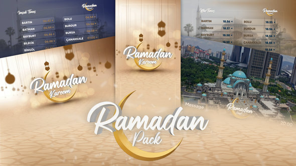 Videohive Ramadan Pack 44229627 Broadcast-packages template preview
