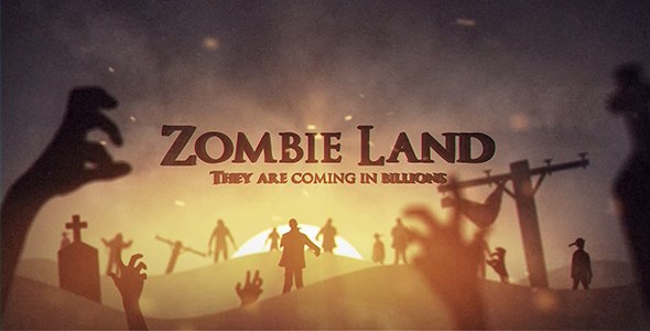 Videohive Zombie Land Logo Stings template preview