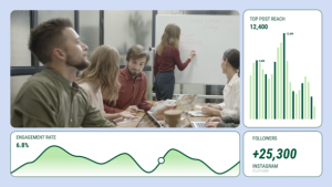 Videohive Bento Analytics Infographic Video Displays template preview