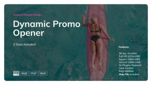 Videohive Dynamic Promo Opener 46787926 Product Promo template preview