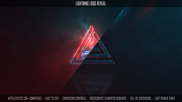 Videohive Lightning Logo Reveal 27483938 Logo Stings template preview