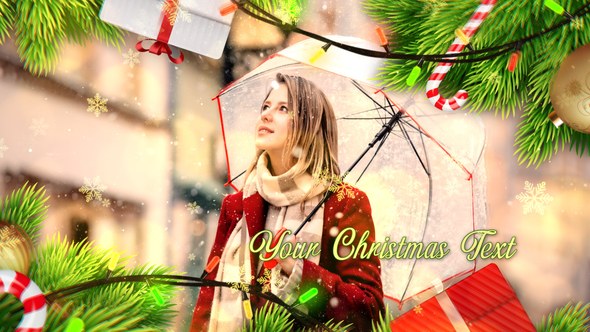 Videohive Christmas Slideshow 42340385 Video Displays template preview