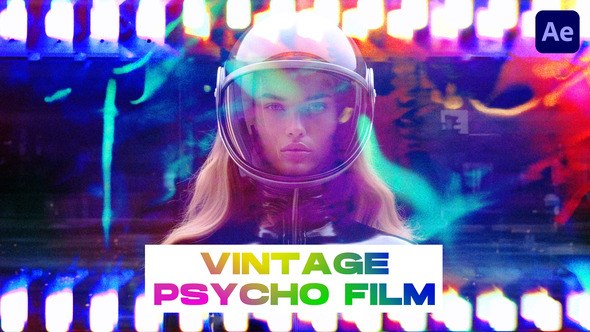 Videohive Vintage Psycho Film Transitions | After Effects Elements template preview