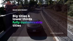Big Titles & Lower Thirds Video Displays template preview