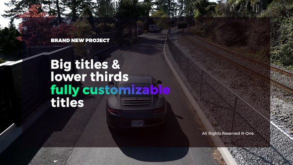 Big Titles & Lower Thirds Video Displays template preview