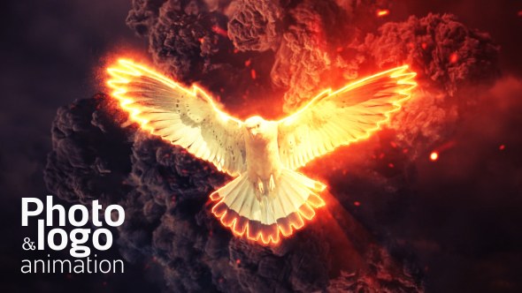 Explosion Logo Animation Video Displays template preview