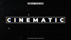 Videohive RGB Typography Titles template preview
