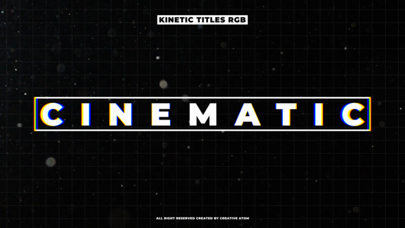Videohive RGB Typography Titles template preview