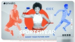 Videohive Sportswear Smart Promo Openers template preview