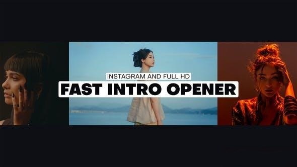 Videohive Fast Intro Opener 47818719 Openers template preview