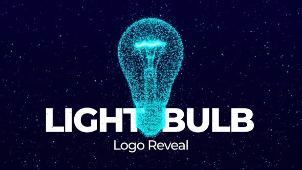 Videohive Light Bulb Idea Logo Reveal Logo Stings template preview