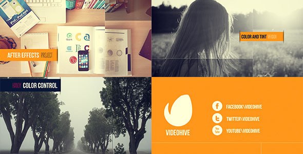 Videohive Clean Photography Promo Video Displays template preview