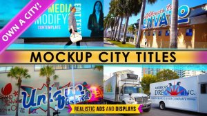 City Titles Business Intro | AD Video Displays template preview