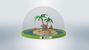 Videohive Beach Travel Clean Logo Logo Stings template preview