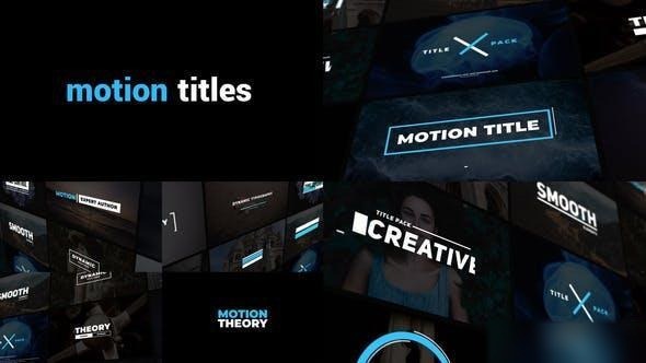 Videohive Dynamic Titles 23837540 Titles template preview