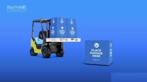 Videohive Box Forklift Opener Openers template preview