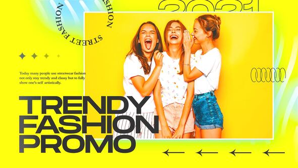 Videohive Trendy Fashion Promo Broadcast-packages template preview