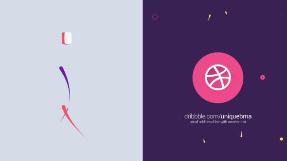 Classic Flat Logo Reveals Video Displays template preview