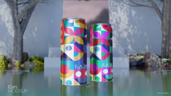 Videohive Can Mockup Product Promotion Product Promo template preview