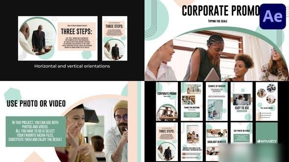 Videohive Corporate Promo Slideshow | After Effects Openers template preview