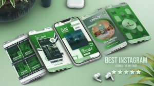Videohive Green Instagram Reels Product Promo template preview