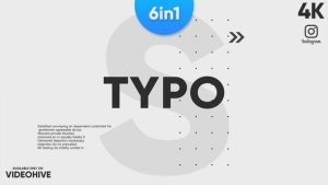 Videohive Stomp Typography 22866911 Openers template preview