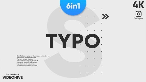 Videohive Stomp Typography 22866911 Openers template preview
