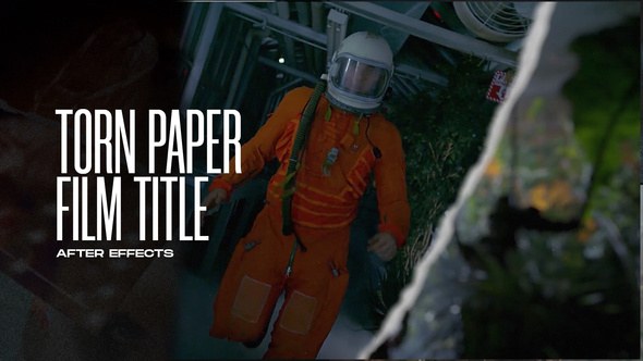 Videohive Torn Paper Film Titles Broadcast-packages template preview